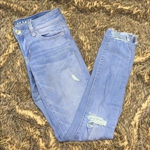 Super low American Eagle jegging